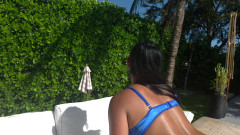 My Stepcousin Karmen Savage Came to Tan Naked and I Fucked a Creampie in Her
