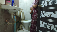 Sister-in-law Made Brother-in-law in Toilet