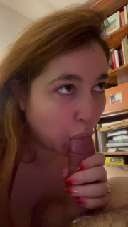 Oda films himself in POV swallowing Desess' cock and looking him in the eye