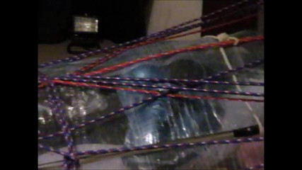 bound nice and tight on a bondage bed