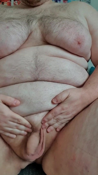 Rubbing my belly