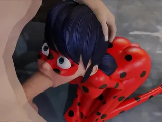 Lady Bug Slut Sucking