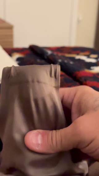 Cum in teachers satin silky panties