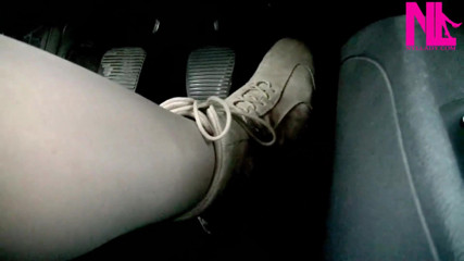 Driving and Pedal Pumping in Suede Soft Flat Boots