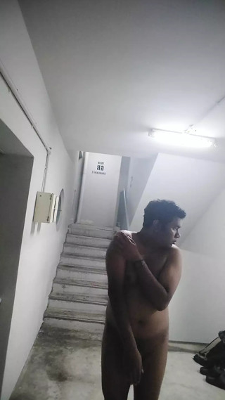 Nude in public