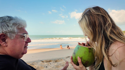 I ask a couple in the Caribbean for a coconut and screw the woman while the husband goes to get it.