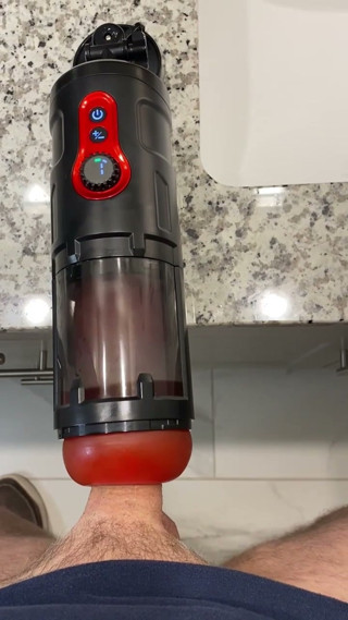 Red Spinning Toy Makes me Cum Twice!