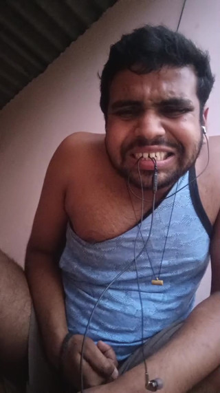 Watching hot Jerking hard FEELING HORN