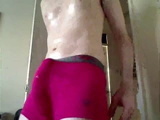 Big cock underwear wank