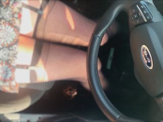 I&#039;m driving around in my sexy outfit