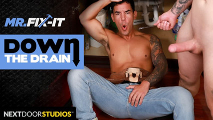 Sexy Mr.Fix It Flip Fucks Bubble Butt Jock  - NextDoorStudios