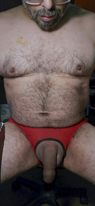 Red jockstrap