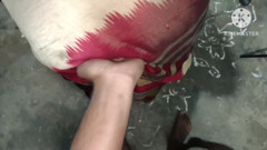 Hot desi Vizag hema aunty faking with har hasbends friend