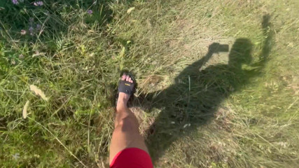 Two guys having passionate sex at a picnic - rough anal pounding.