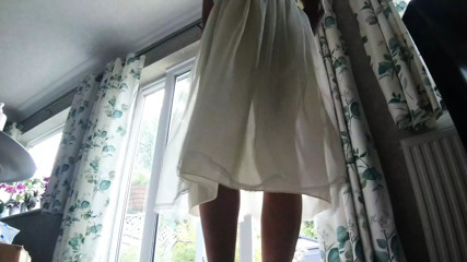 I just love the feel of sexy soft nylon in the morning