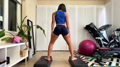 Sumo Squat in Your Face While You Jerk off
