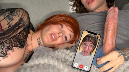 StepMom FaceTimes StepAunt Before Confronting Masturbating StepSon
