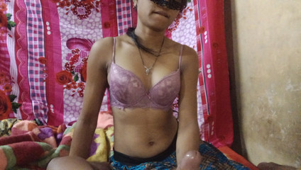 Indian hot bhabhi sucking cock, cum in mouth, delicious blowjob