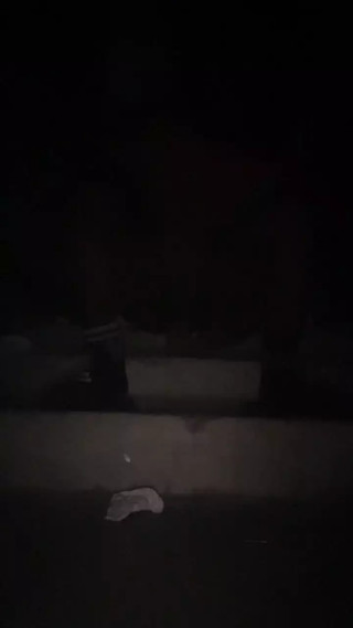 On My Front Porch At Night In Public Riding Da Fuck Outta My Fat Dildo&amp; Lol He Kept Runnin