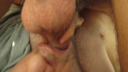 Autofellatio - Self suck and cum in my mouth #12