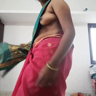Swetha Desi tamil wife saree strip show