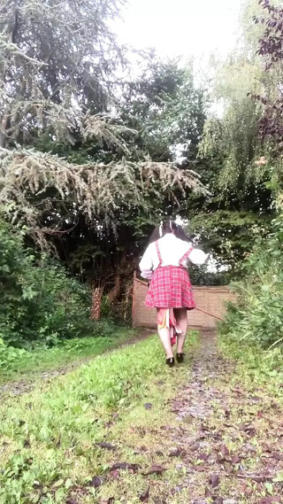 In outfit with a little school dress for a night out