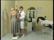 Blonde gilf comes to the doctor's office and gets fucked