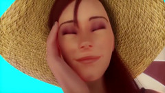 Femdom Oral on the Beach Futanari Sex