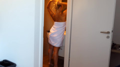 Part of Selena's morning awaking games