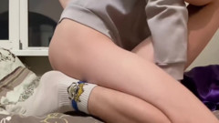 Hot Female Student Takes Skinny Classmate's Virginity