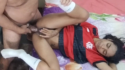 100% anal with petite Brazilian