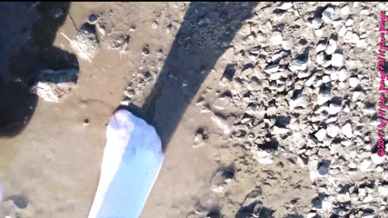 White Socks in the Puddle