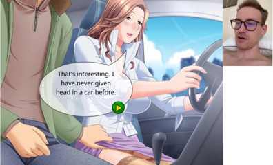 First Date Sex Game - Gameplay Blowjob in the car on the first date