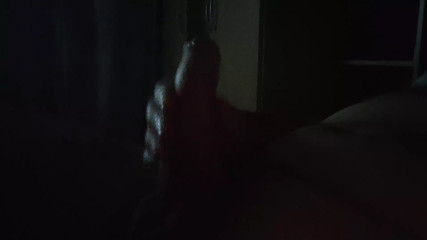 Quiet wank in the dark
