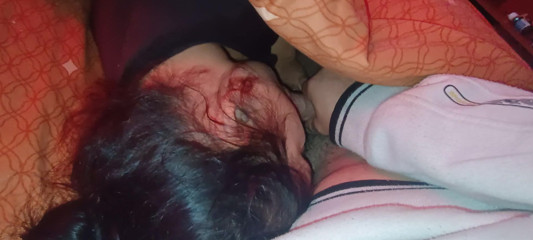 Stepdaughter sneaks under the blanket and wakes me up sucking my dick