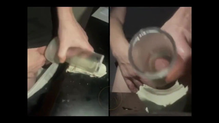 Pissing in a Fleshlight Helped by a Friend POV