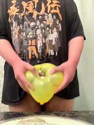 Playing with My New Balloon!