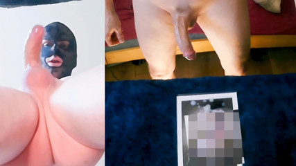 Masturbating on 2 cams thumbnail