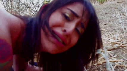 Hot Latina gets hardly fucked outdoors