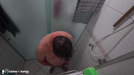 Stepdaddy Taking a Shower