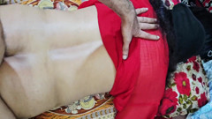 Red Dressed Desi Stepsister Fucked Doggy