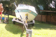 9-21-26 COBRA STARTS THE BOAT THE WHOLE TIME BIT CH ING THE LADY NEXT DOOR IS A HI IQ MORON AND THE LOVE BUGS.