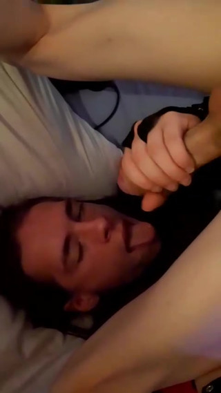 Miking my Face with my Own Cum From LoonaFemboy. thumbnail