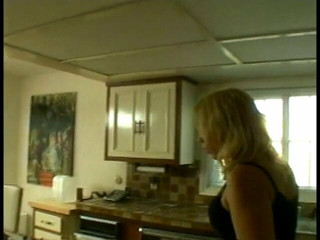 Pretty blonde floozie with perky tits enjoys fucking