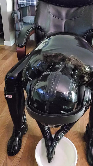 Pink Rubber Gloves, Black Latex Gloves And Some Heavy Lube