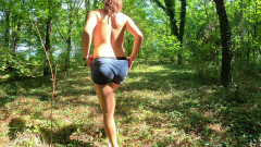 I walk naked in the woods hoping that some stranger will see me
