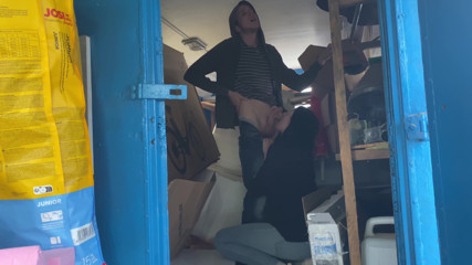 A Warehouse Worker Fucked the Manager Hard Right There on the Boxes and Put Her in Her Place