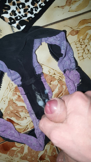 Cumshot thong