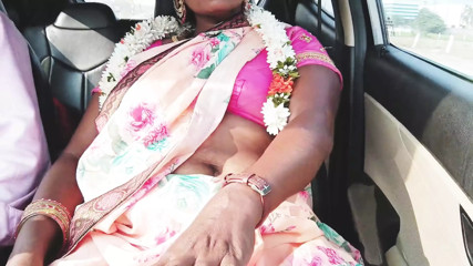 Silk aunty car sex, telugu dirty talks, Episode -1, part- 3, sexy saree telugu silk aunty with boy friend.