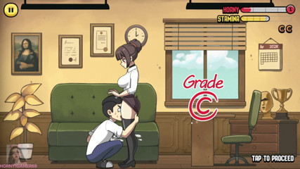 Hot Detention Teacher teaches them a lesson
